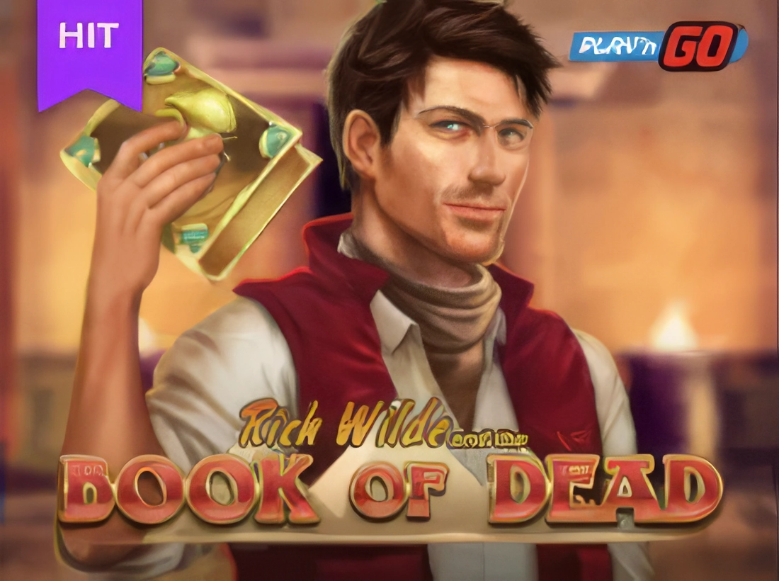 Logo slotu Book of Dead